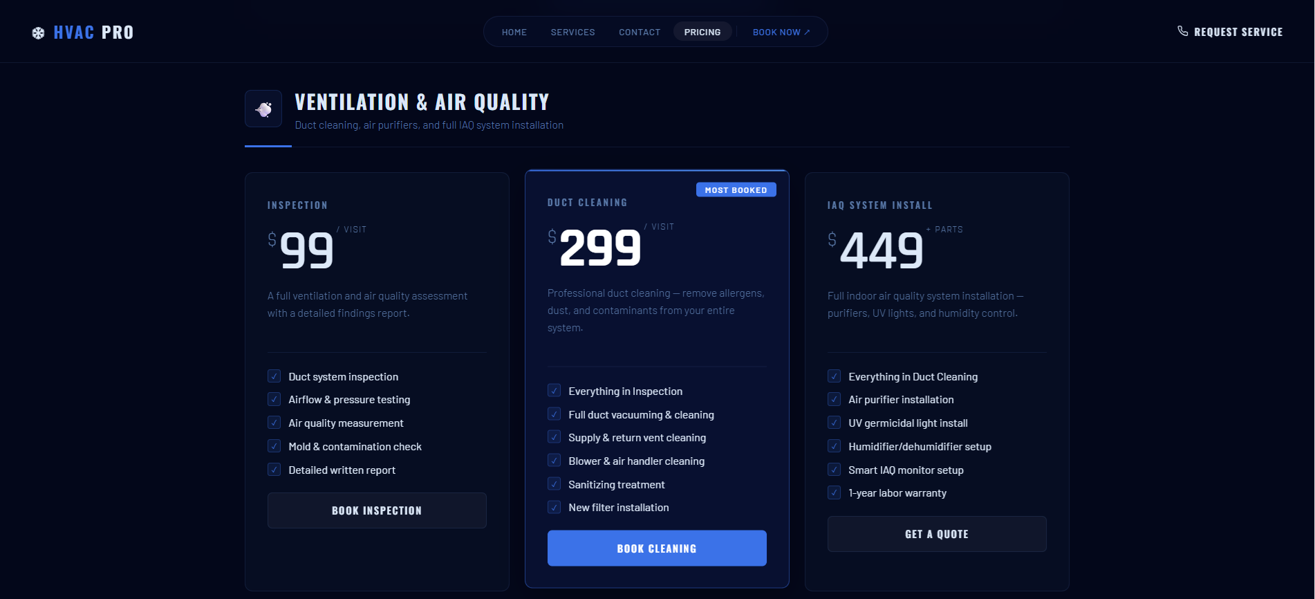 Pricing Page Section 4